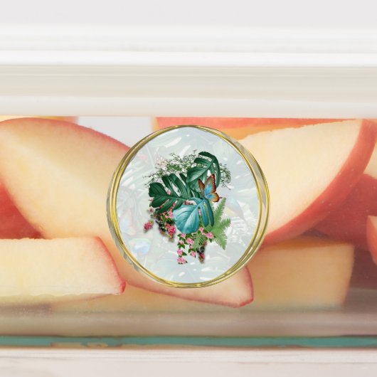 Whimsischer Fantasiewelt mit tropischem Geschmack Etiketten (Befestigt)