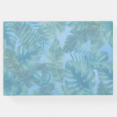 Whimsischer Fantasiewelt mit tropischem Geschmack Gästebuch (Rückseite)