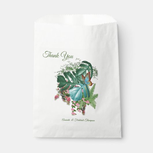 Whimsischer Fantasiewelt mit tropischem Geschmack Geschenktütchen (Vorderseite)