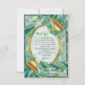 Whimsischer Fantasiewelt mit tropischem Geschmack RSVP Karte (Vorderseite)