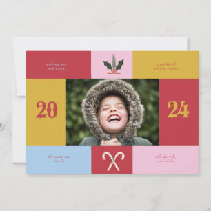 Whimsischer Farbenfroher Regenbogen Colorblock Fer Einladung