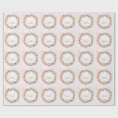 Whimsischer Feengarten zum 1. Geburtstag  Geschenkpapier (Flach)