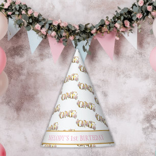 Whimsischer Feengarten zum 1. Geburtstag  Partyhütchen