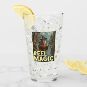 Whimsischer Fischereiassistent Glas