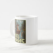 Whimsischer Fischereiassistent Kaffeetasse (Vorderseite Links)