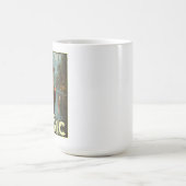Whimsischer Fischereiassistent Kaffeetasse (Mittel)