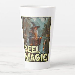 Whimsischer Fischereiassistent Milchtasse