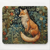 Whimsischer Forest Vintag Botanischer Blumenwald Mousepad (Vorne)