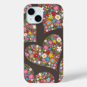 Whimsischer Frühling Blumen Valentine Niedliches H Case-Mate iPhone Hülle (Rückseite)