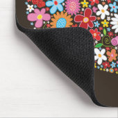 Whimsischer Frühling Blumen Valentine Niedliches H Mousepad (Ecke)