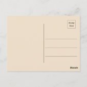 Whimsischer Frühling Floral Oil Acrylic Postkarte (Rückseite)