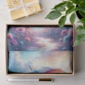 Whimsischer Frühling Umbrella Decoupage Papier (Geschenk)