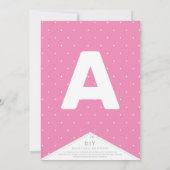 Whimsischer Frühlingsblumen Garden DIY Jagdbanner (Rückseite)