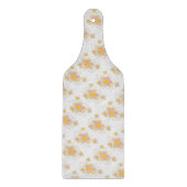 Whimsischer Frühlingsblumen Schneidebrett (Vorderseite)