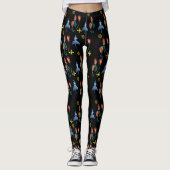 Whimsischer Frühlingskunst Leggings (Vorderseite)