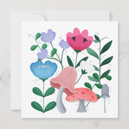 Whimsischer Garten Dankeskarte