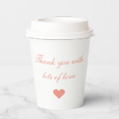 Whimsischer Garten Gnome Rustikales Brautparty Pappbecher (Rückseite)