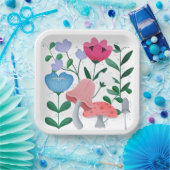 Whimsischer Garten Pappteller (Party)