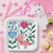 Whimsischer Garten Pappteller (Party)