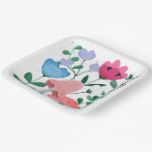 Whimsischer Garten Pappteller (Gewinkelt)