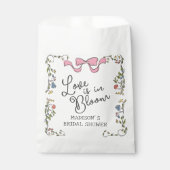 Whimsischer Garten Party Doodle Floral Brautparty Geschenktütchen (Vorderseite)