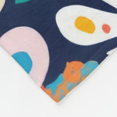 Whimsischer Garten Tanz Fleecedecke (Ecke)