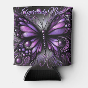 Whimsischer gotischer Schmetterling Lila Personali Dosenkühler