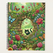 Whimsischer Grüner Garten Planer (Vorderseite)