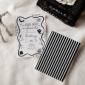 Whimsischer Halloween-Babydusche Einladung