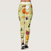 Whimsischer Halloween Spaß Leggings (Rückseite)