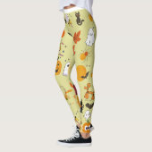 Whimsischer Halloween Spaß Leggings (Links)
