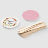 Whimsischer Herbst Blumenreath Danke Fan Fächer (Non-assembled)