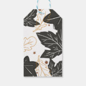 Whimsischer Herbst Herbstlaub & Acorns Gefallen Geschenkanhänger (Rückseite)