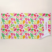 Whimsischer Herbst Strandtuch (Vorderseite)