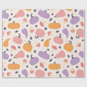 Whimsischer Herbsternte Geschenkpapier (Flach)