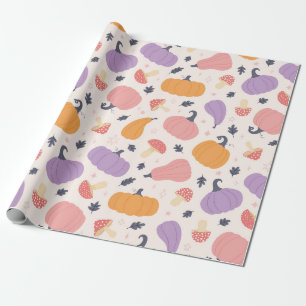 Whimsischer Herbsternte Geschenkpapier