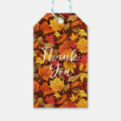 Whimsischer Herbstlaub Geschenkanhänger (Vorderseite)