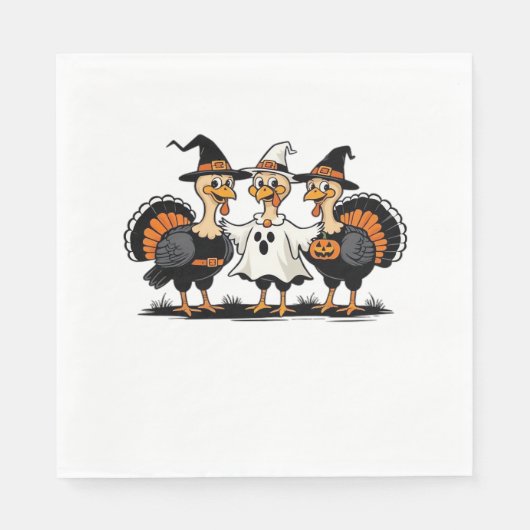 Whimsischer Herbstpatchwork Pumpkin Cosy Fall Flor Serviette (Vorderseite)