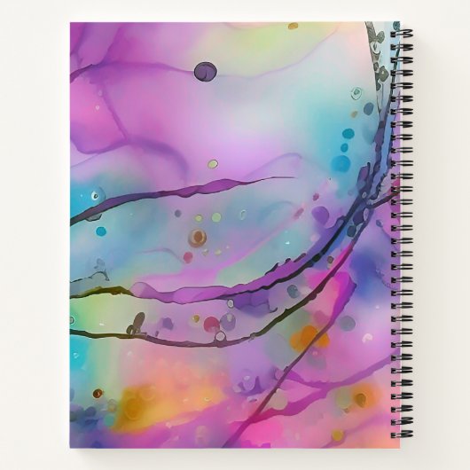 Whimsischer Hintergrund Notizblock (Rückseite)