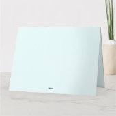 Whimsischer Hütte Garden Dankeskarte (Rückseite)