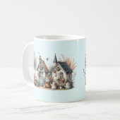 Whimsischer Hütte Garden Kaffeetasse (Vorderseite Links)