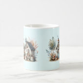 Whimsischer Hütte Garden Kaffeetasse (Mittel)