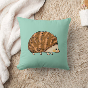 Whimsischer Igel - Niedliche Waldtierart Kissen