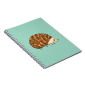 Whimsischer Igel - Niedliche Waldtierart Notizblock (Rechte Seite)