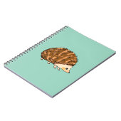 Whimsischer Igel - Niedliche Waldtierart Notizblock (Linke Seite)