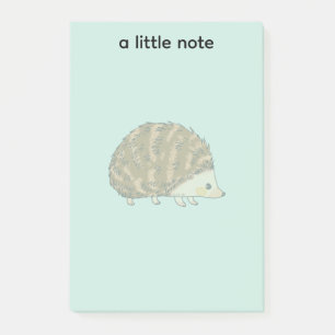 Whimsischer Igel - Niedliche Waldtierart Post-it Klebezettel