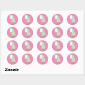 Whimsischer Kleiderladen Bridesmaid Sticker (Blatt)