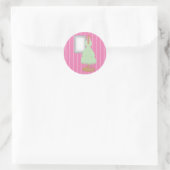 Whimsischer Kleiderladen Bridesmaid Sticker (Tasche)