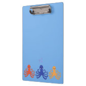 Whimsischer Krake Klemmbrett (Links)