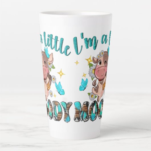 Whimsischer Kuh-Spaß Milchtasse (Vorderseite)